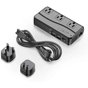 BESTEK Power Converter 110V to 240V Worldwide Travel Adapter 7 Devices 6A USB